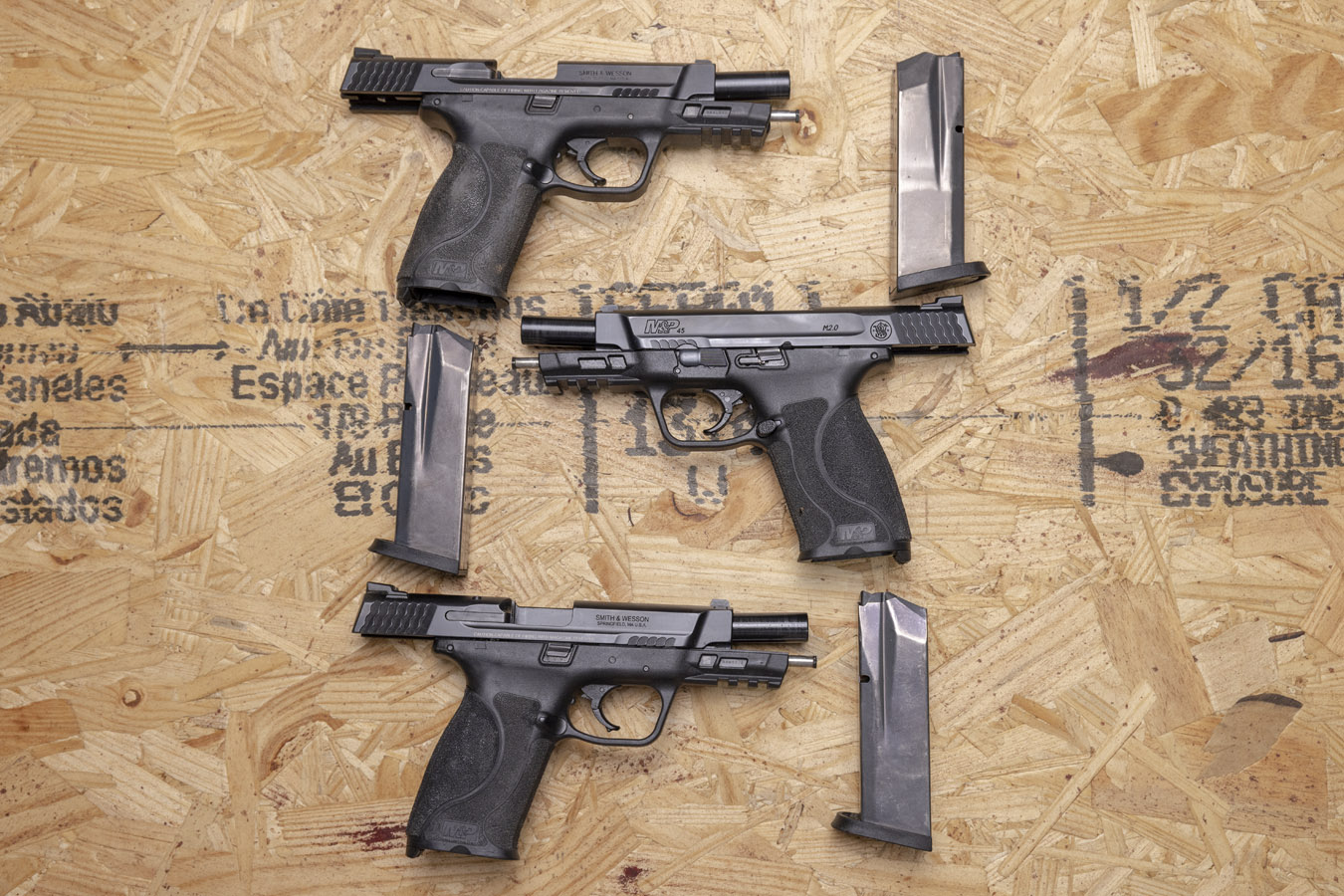 SMITH AND WESSON M&P45 M2.0 45 ACP Police Trade-In Pistols with Night Sights